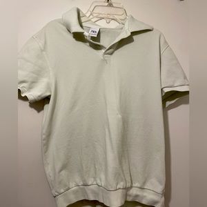 A beautiful light green polo from Zara in small